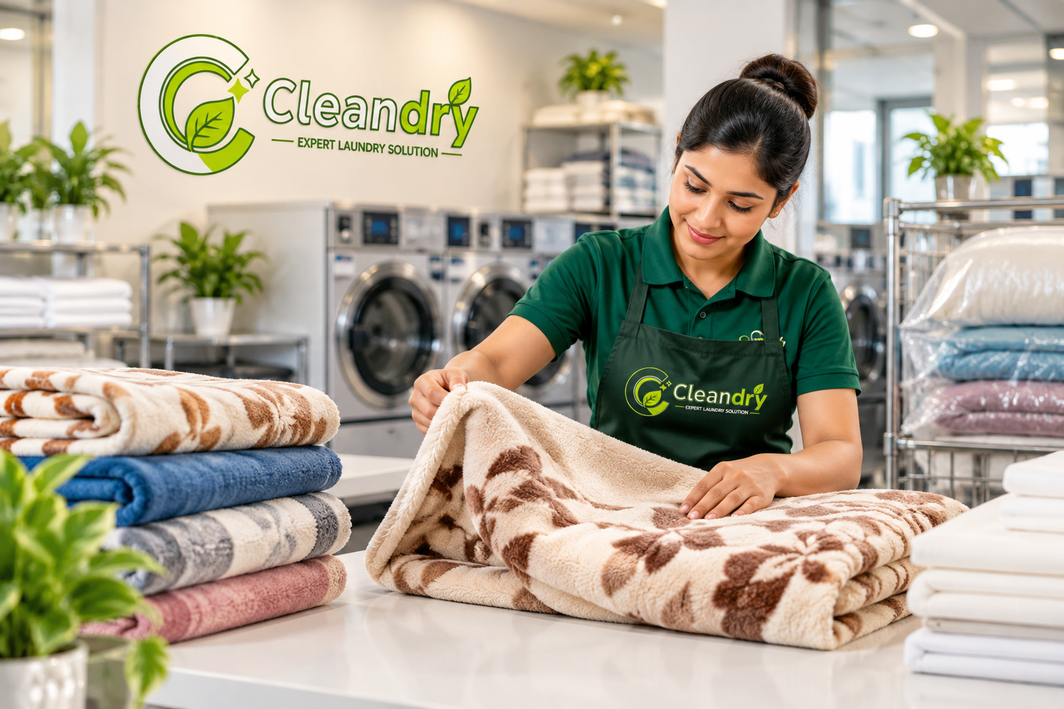 Clean bedding and linen