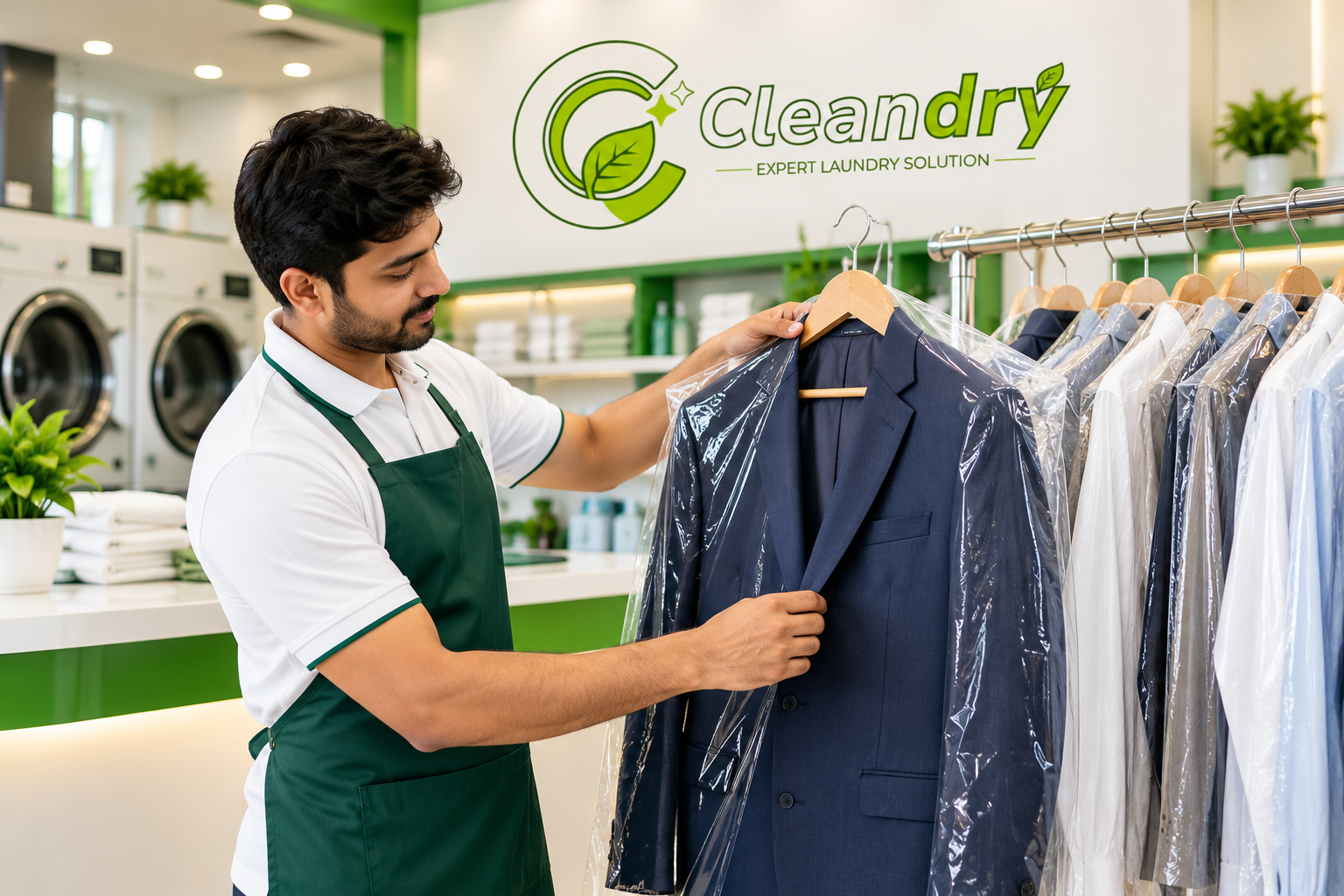 Professional dry cleaning for suits, blazers, ethnic wear and delicate fabrics