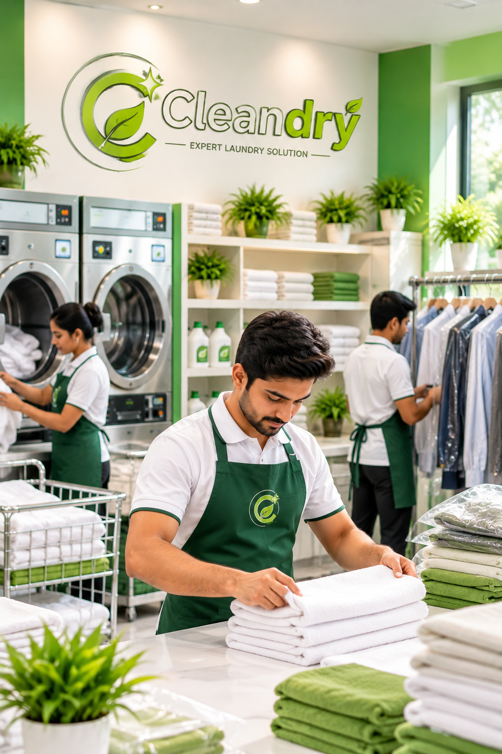 CleanDry laundry franchise and dry cleaning business setup