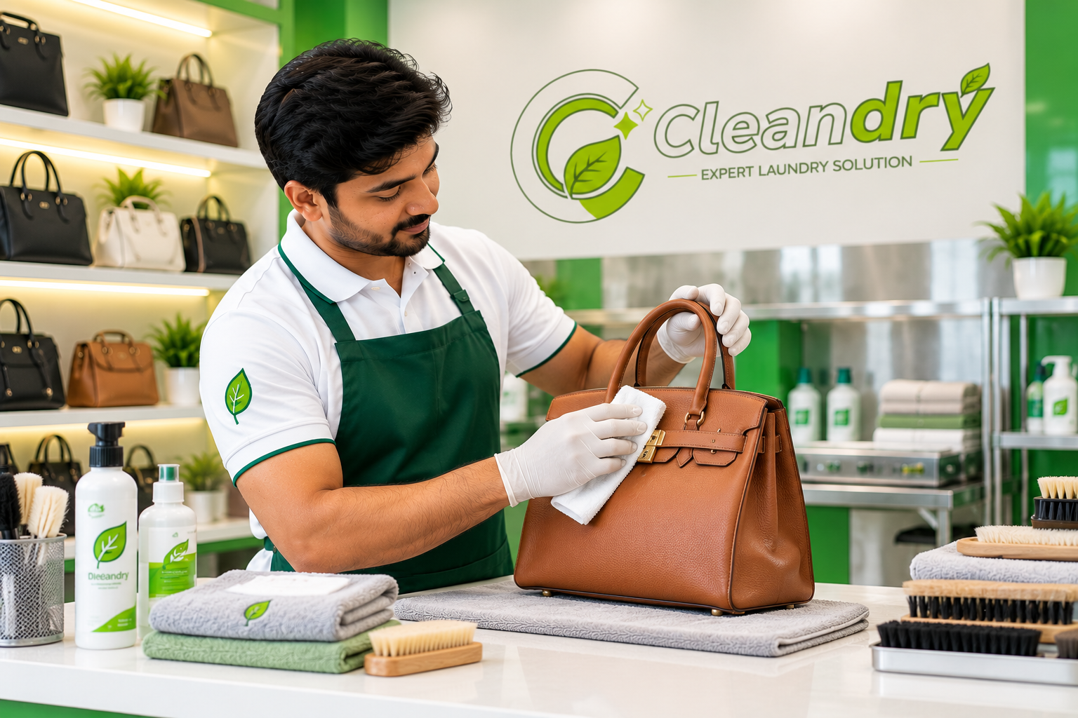 Bag cleaning and care for suitable premium bags and accessories