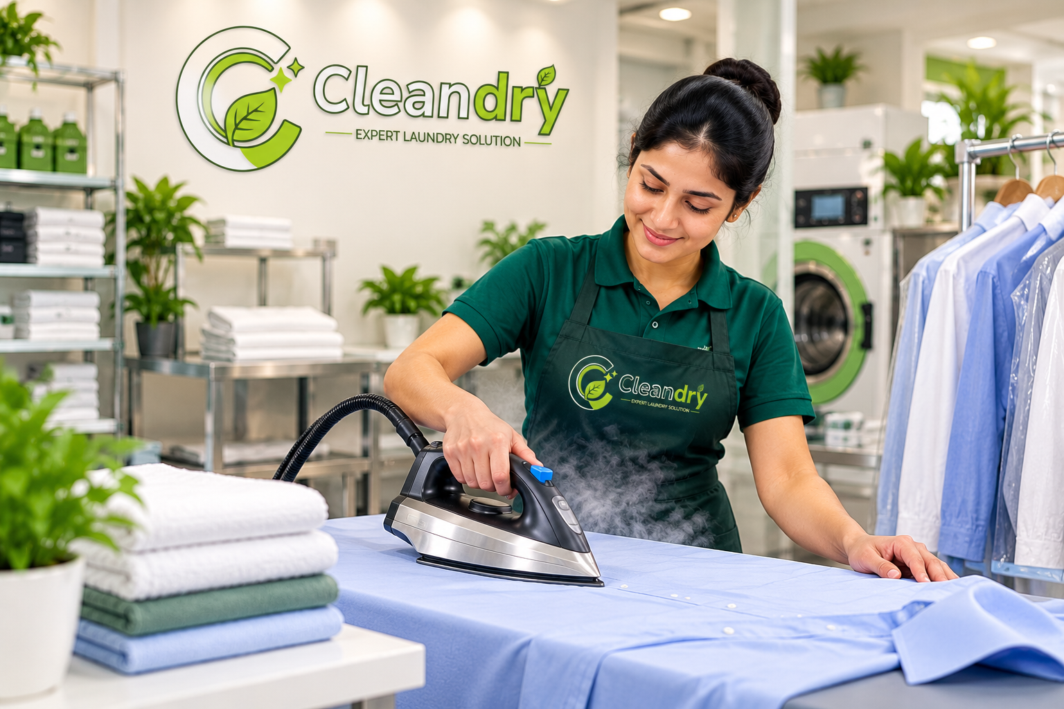 Freshly ironed clothes
